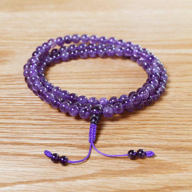 Japa Mala 108 beads (Amethyst)