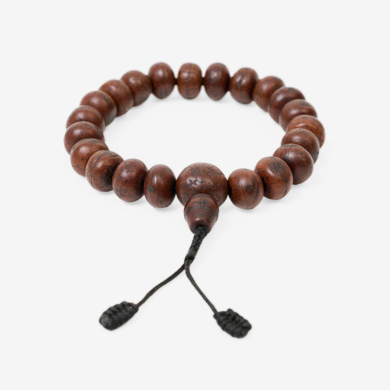 PULSERA AJUSTABLE SEMILLA DE BODHI TIBETANO (12 MM)